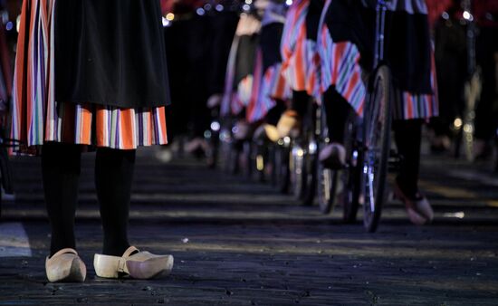 2018 Spasskaya Tower Military Music Festival closing ceremony