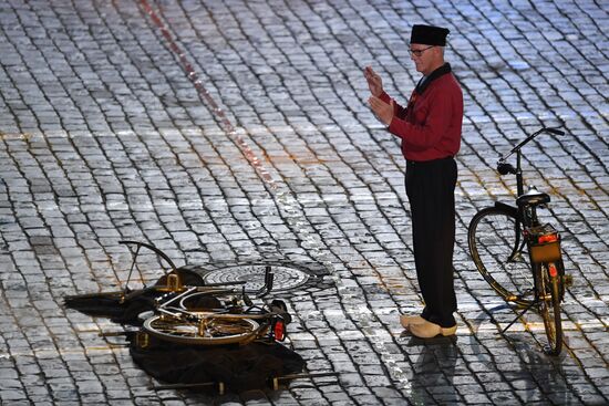 2018 Spasskaya Tower Military Music Festival closing ceremony