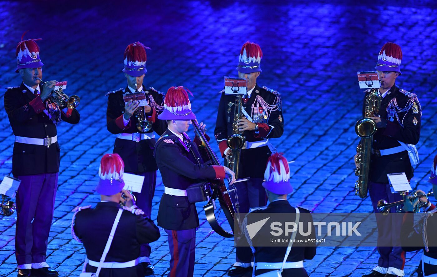 2018 Spasskaya Tower Military Music Festival closing ceremony