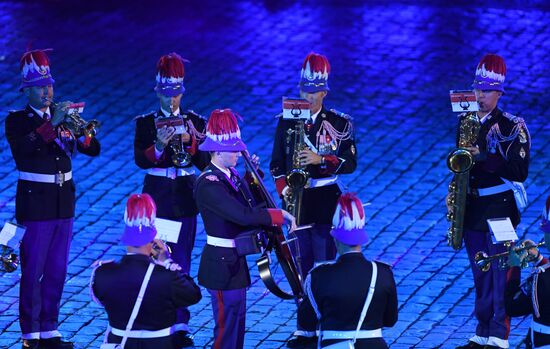 2018 Spasskaya Tower Military Music Festival closing ceremony
