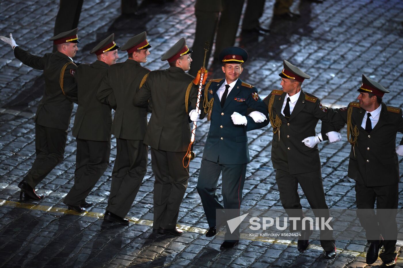 2018 Spasskaya Tower Military Music Festival closing ceremony