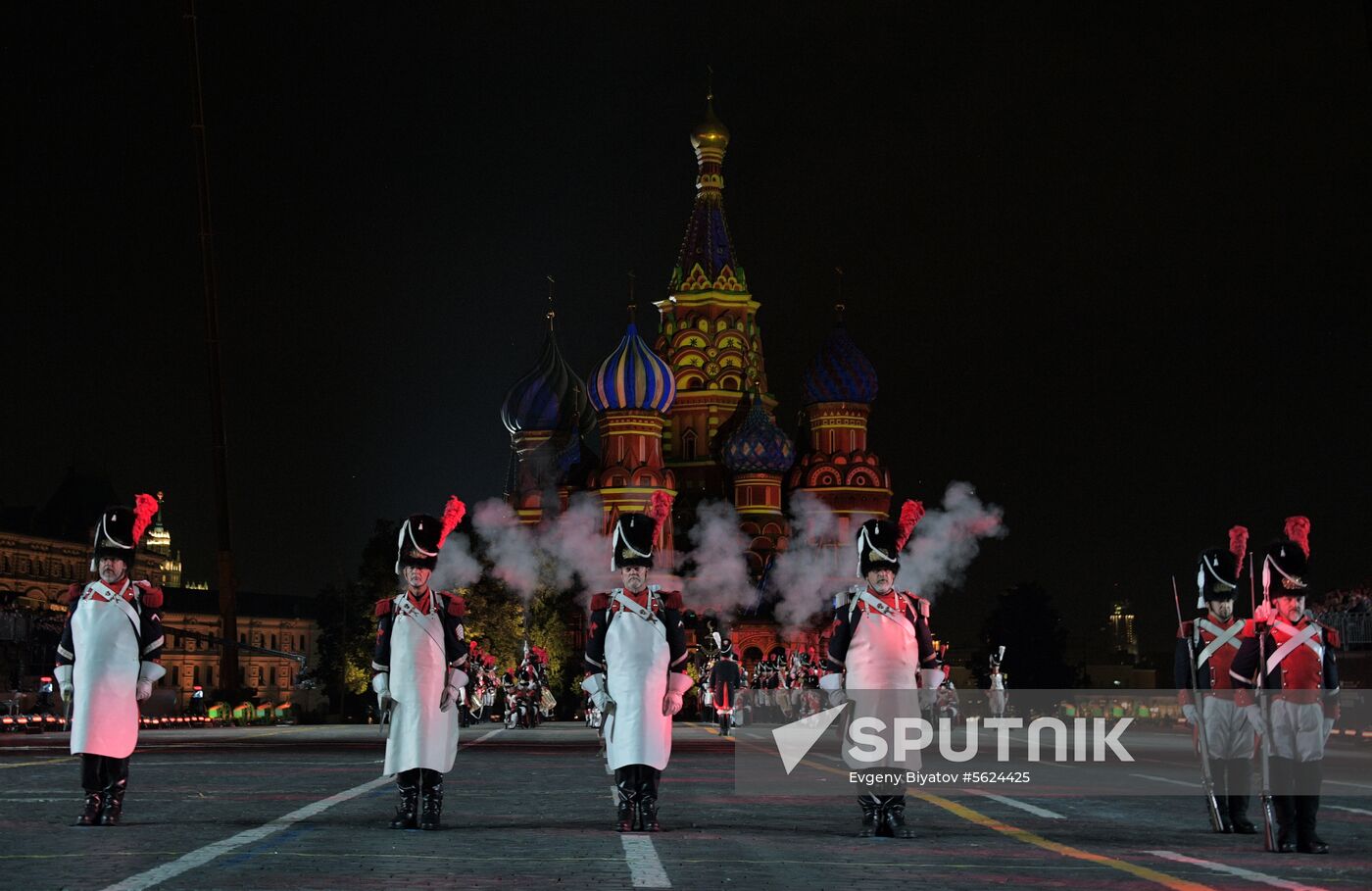 2018 Spasskaya Tower Military Music Festival closing ceremony