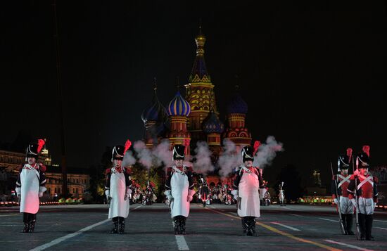 2018 Spasskaya Tower Military Music Festival closing ceremony