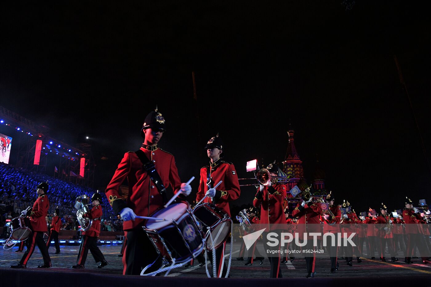 2018 Spasskaya Tower Military Music Festival closing ceremony
