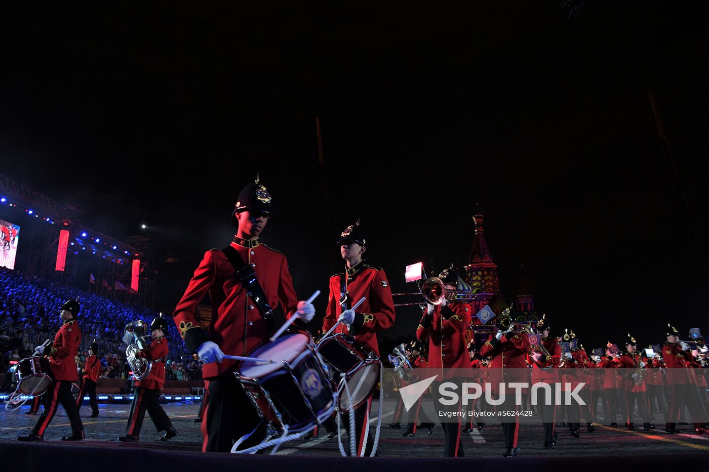 2018 Spasskaya Tower Military Music Festival closing ceremony