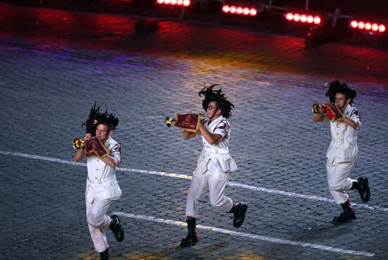 2018 Spasskaya Tower Military Music Festival closing ceremony