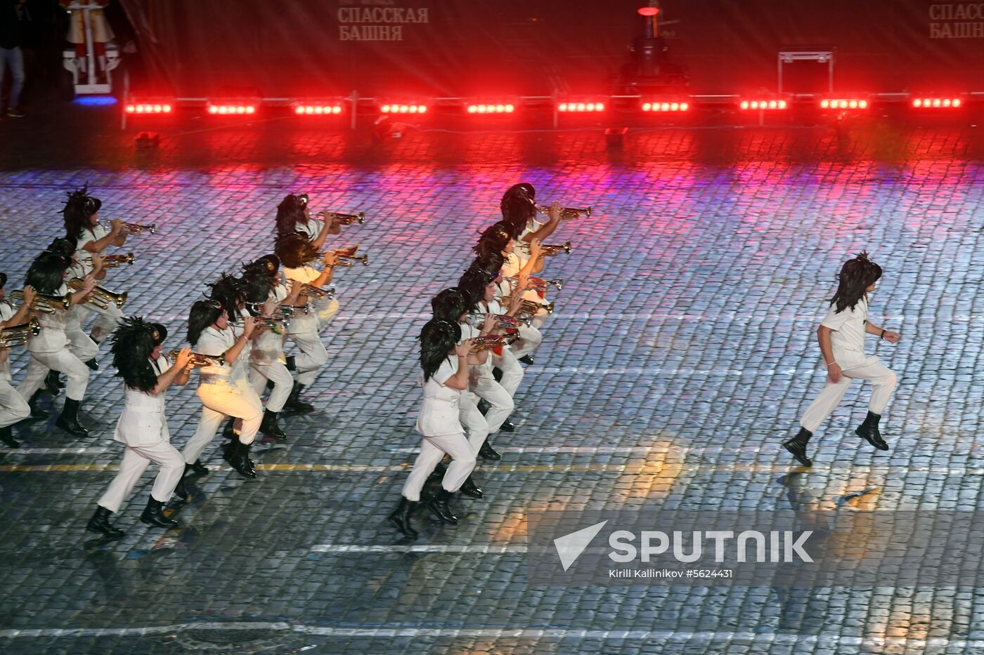 2018 Spasskaya Tower Military Music Festival closing ceremony