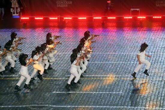 2018 Spasskaya Tower Military Music Festival closing ceremony
