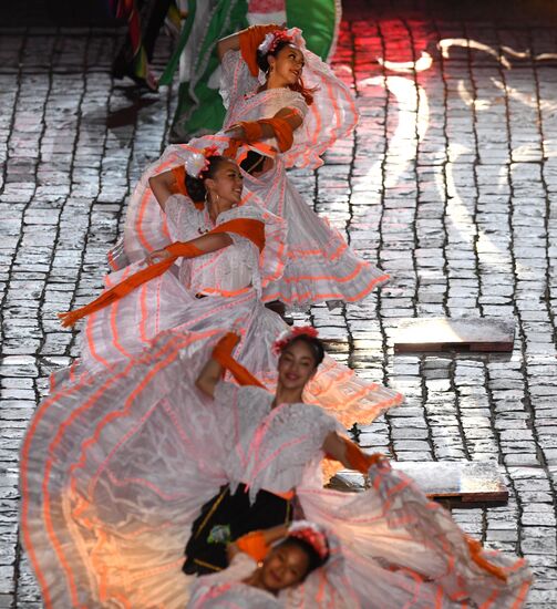 2018 Spasskaya Tower Military Music Festival closing ceremony