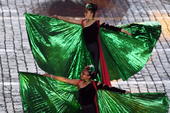 2018 Spasskaya Tower Military Music Festival closing ceremony