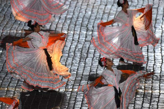 2018 Spasskaya Tower Military Music Festival closing ceremony