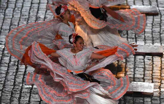 2018 Spasskaya Tower Military Music Festival closing ceremony