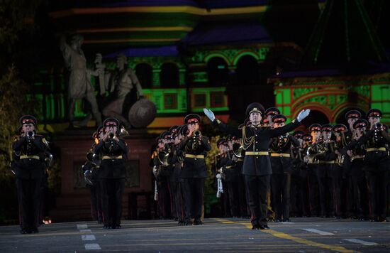 2018 Spasskaya Tower Military Music Festival closing ceremony