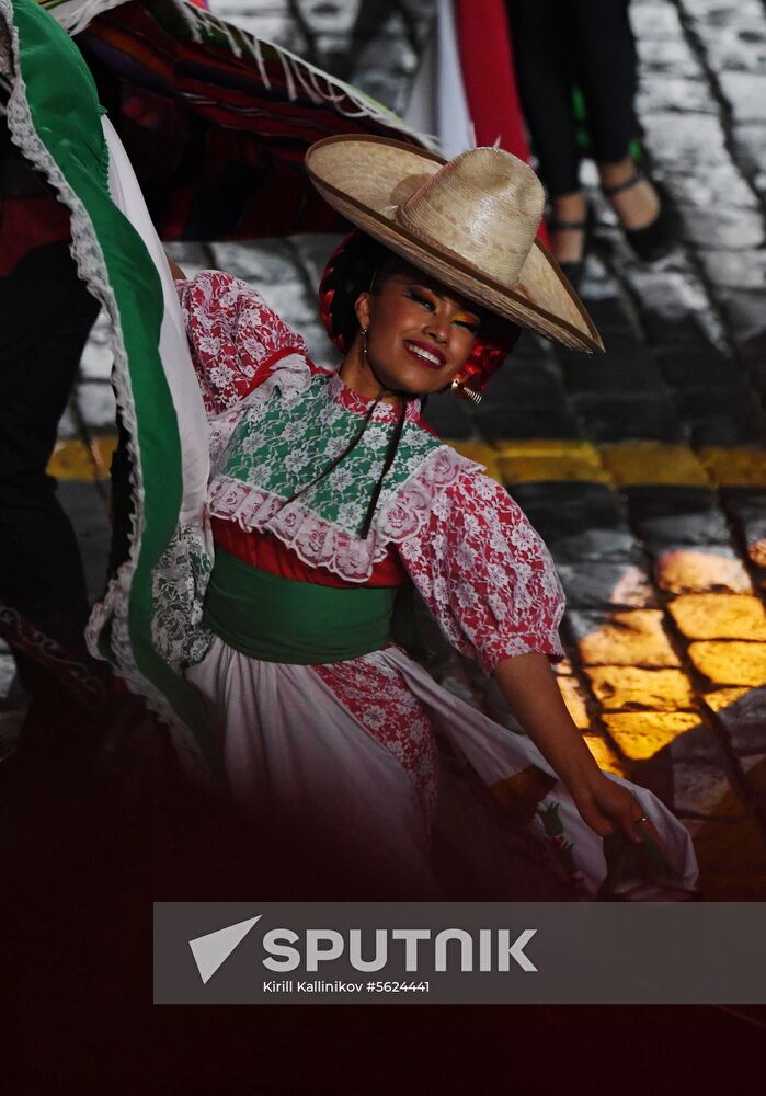 2018 Spasskaya Tower Military Music Festival closing ceremony