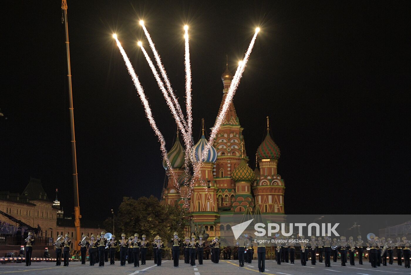 2018 Spasskaya Tower Military Music Festival closing ceremony