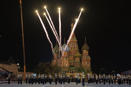 2018 Spasskaya Tower Military Music Festival closing ceremony