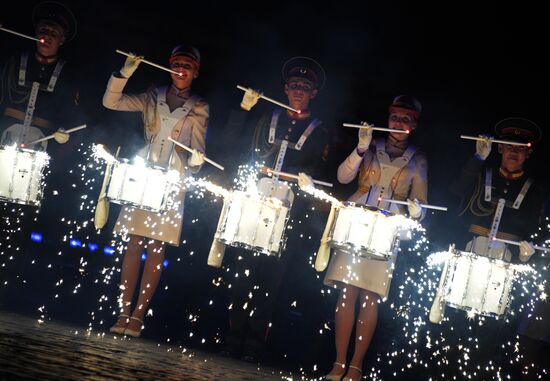 2018 Spasskaya Tower Military Music Festival closing ceremony