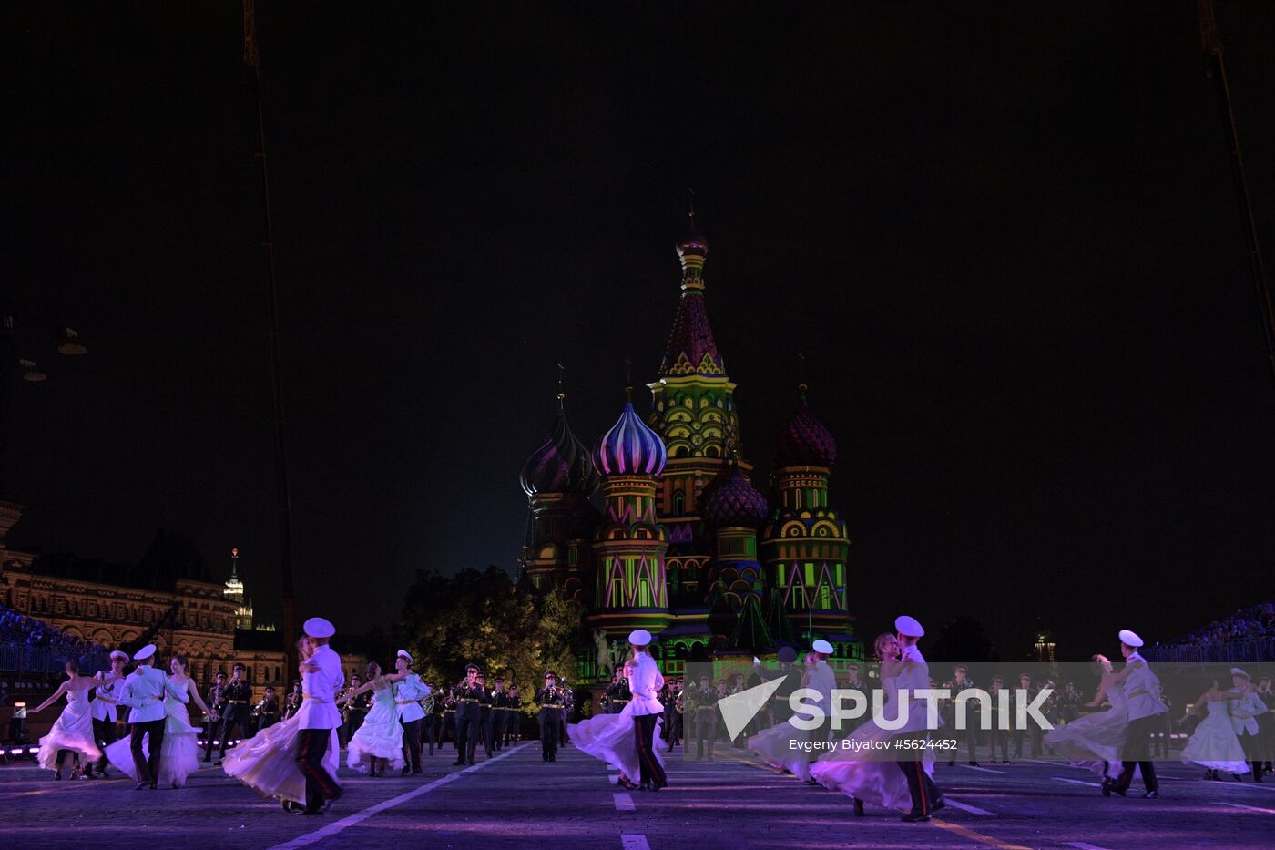 2018 Spasskaya Tower Military Music Festival closing ceremony