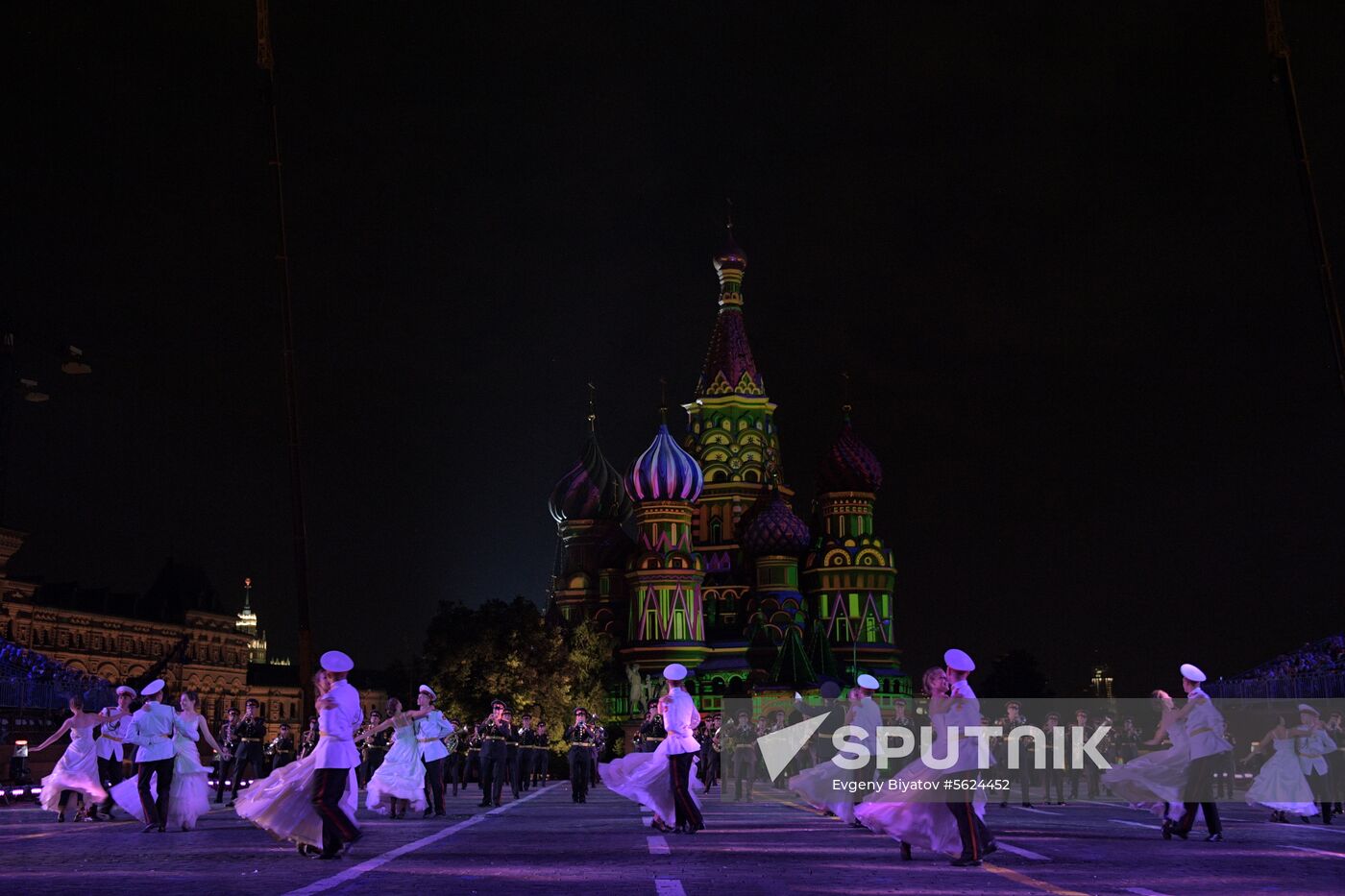 2018 Spasskaya Tower Military Music Festival closing ceremony