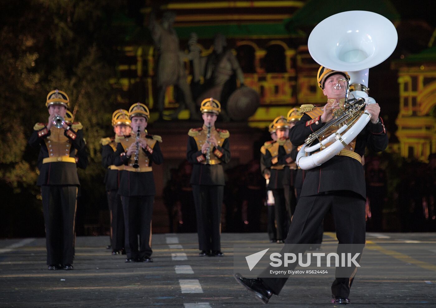 2018 Spasskaya Tower Military Music Festival closing ceremony