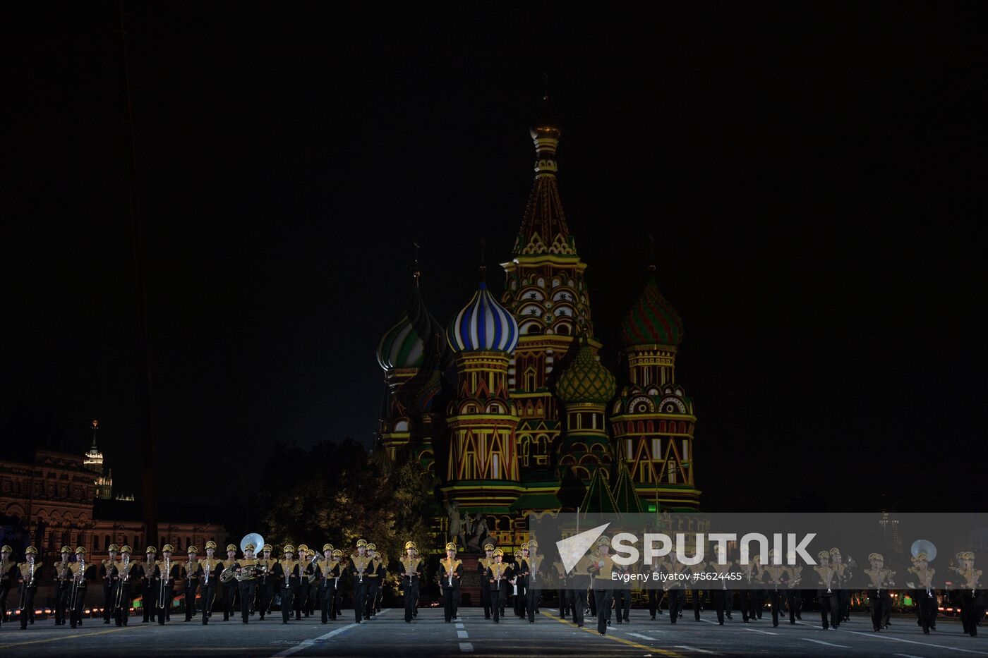 2018 Spasskaya Tower Military Music Festival closing ceremony