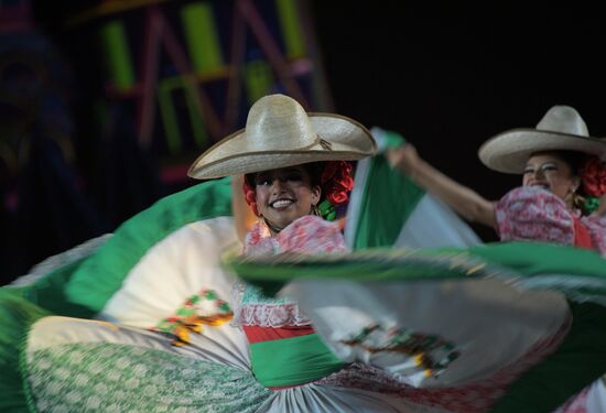 2018 Spasskaya Tower Military Music Festival closing ceremony