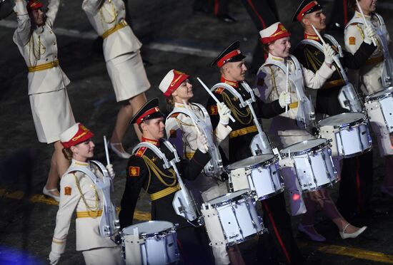 2018 Spasskaya Tower Military Music Festival closing ceremony
