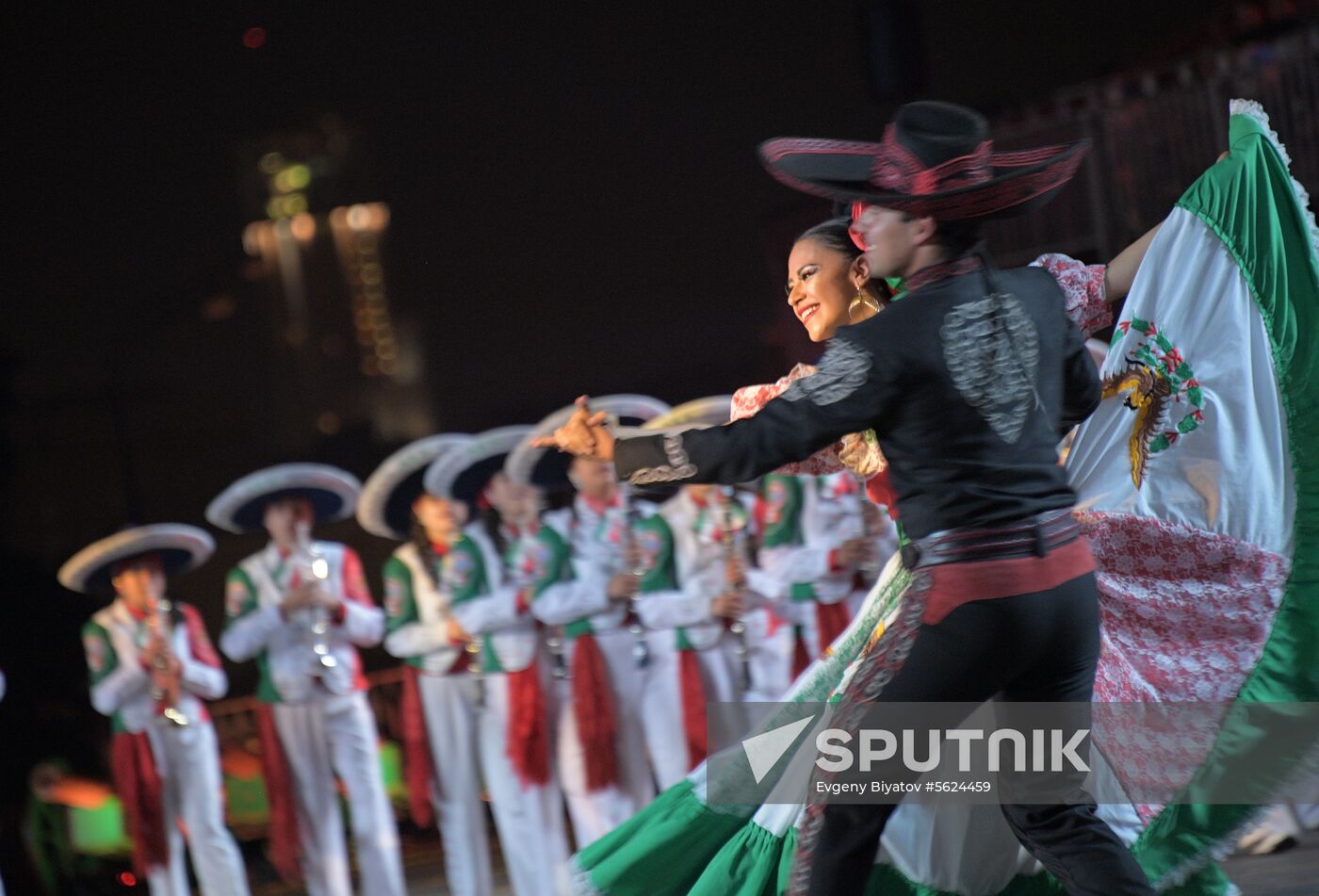 2018 Spasskaya Tower Military Music Festival closing ceremony