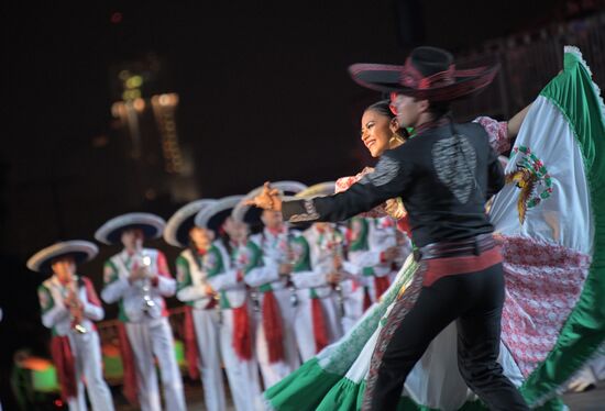 2018 Spasskaya Tower Military Music Festival closing ceremony