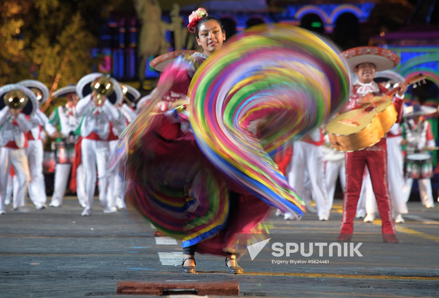 2018 Spasskaya Tower Military Music Festival closing ceremony