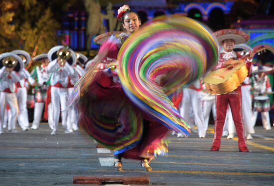 2018 Spasskaya Tower Military Music Festival closing ceremony