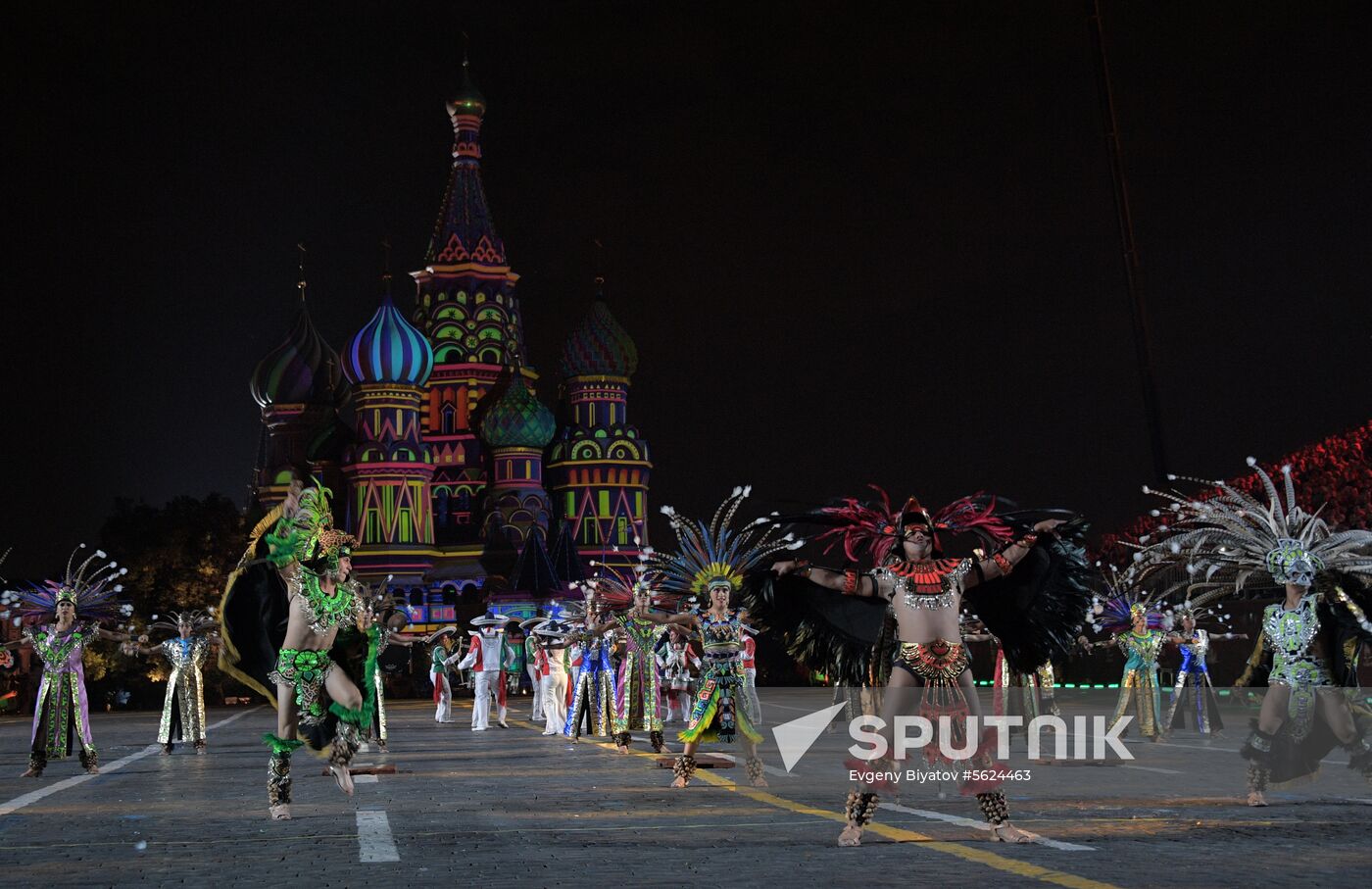 2018 Spasskaya Tower Military Music Festival closing ceremony
