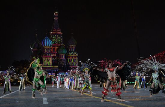 2018 Spasskaya Tower Military Music Festival closing ceremony