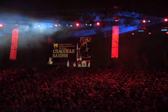 2018 Spasskaya Tower Military Music Festival closing ceremony