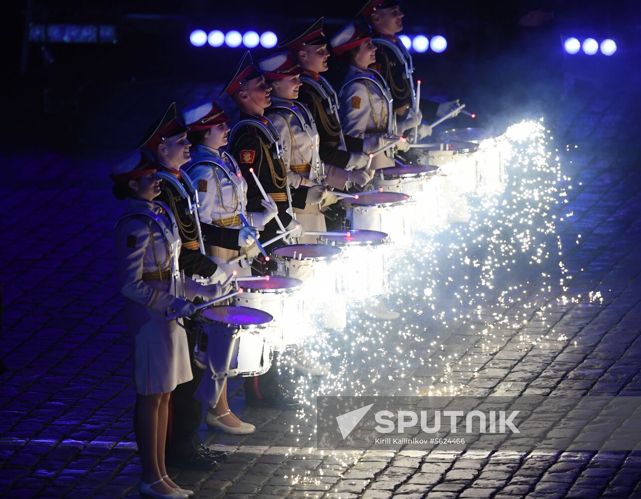 2018 Spasskaya Tower Military Music Festival closing ceremony
