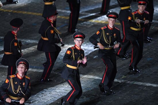 2018 Spasskaya Tower Military Music Festival closing ceremony