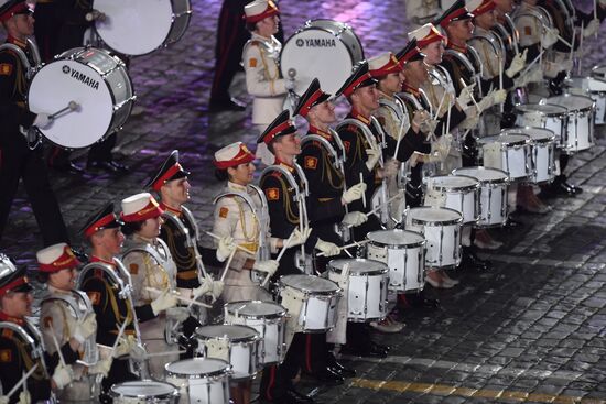 2018 Spasskaya Tower Military Music Festival closing ceremony