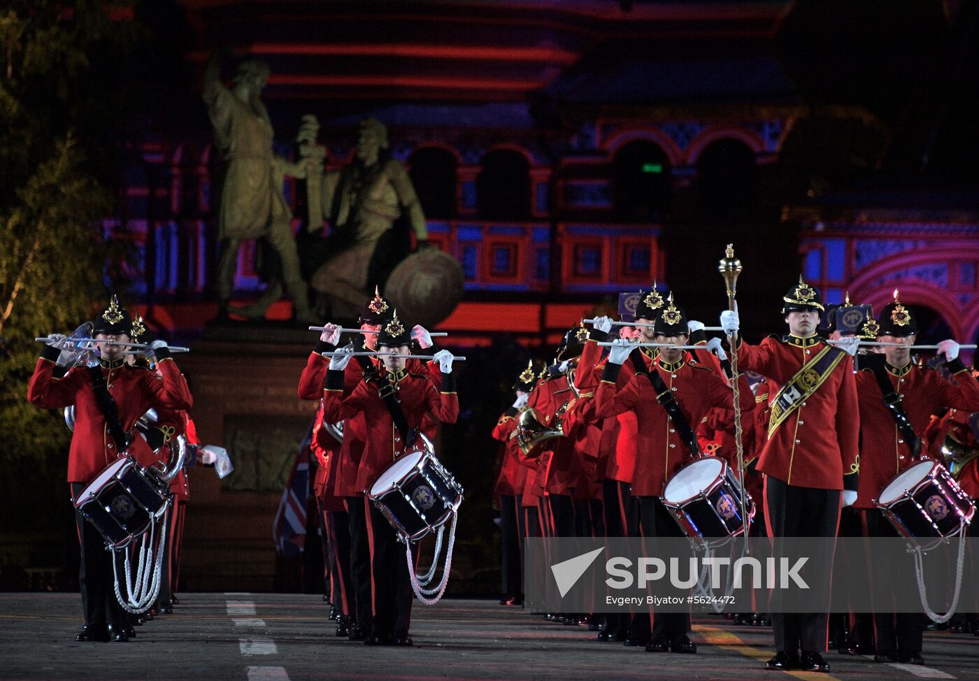 2018 Spasskaya Tower Military Music Festival closing ceremony