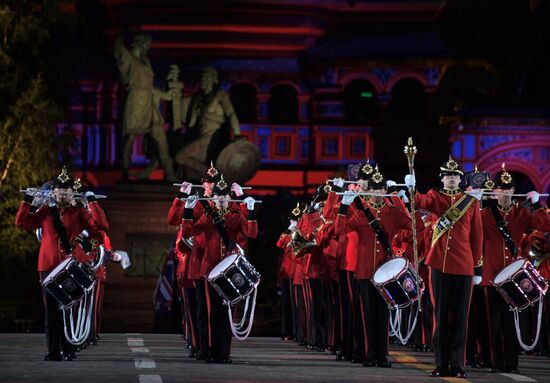 2018 Spasskaya Tower Military Music Festival closing ceremony