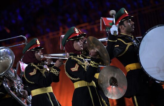 2018 Spasskaya Tower Military Music Festival closing ceremony