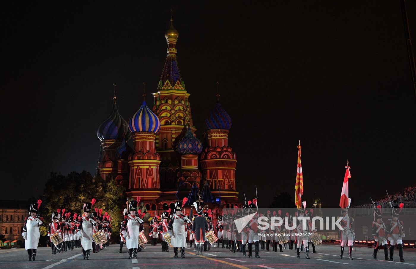 2018 Spasskaya Tower Military Music Festival closing ceremony