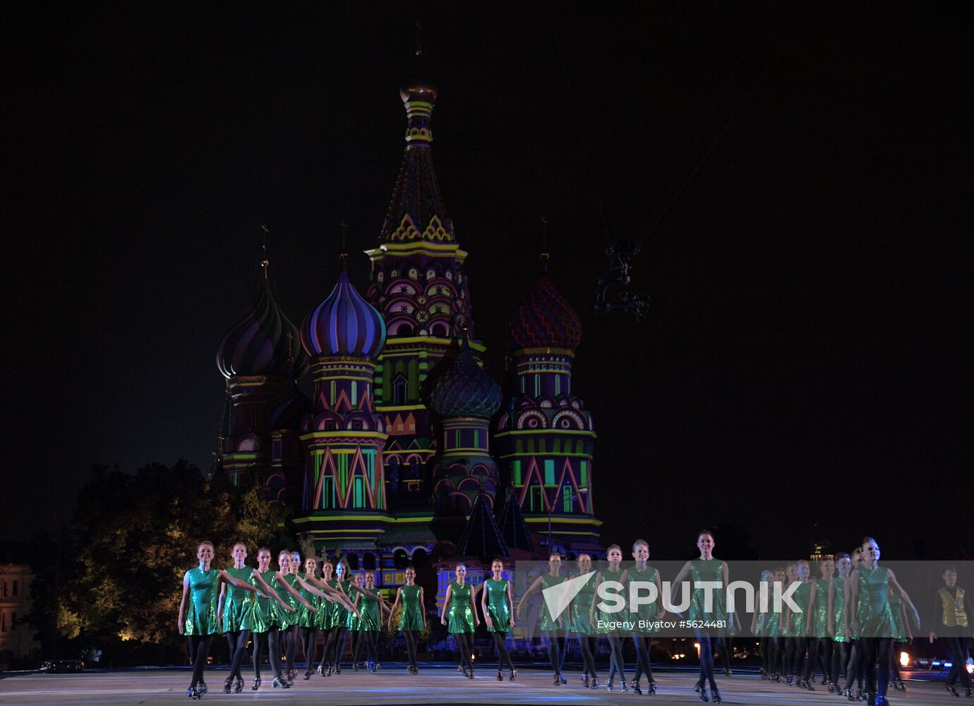 2018 Spasskaya Tower Military Music Festival closing ceremony