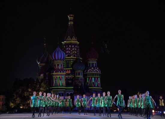 2018 Spasskaya Tower Military Music Festival closing ceremony