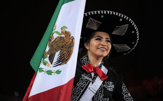 2018 Spasskaya Tower Military Music Festival closing ceremony