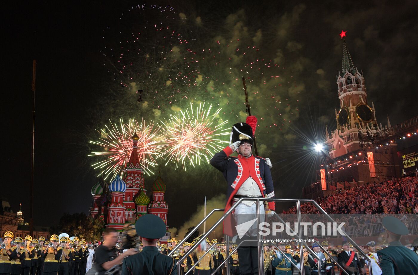 2018 Spasskaya Tower Military Music Festival closing ceremony