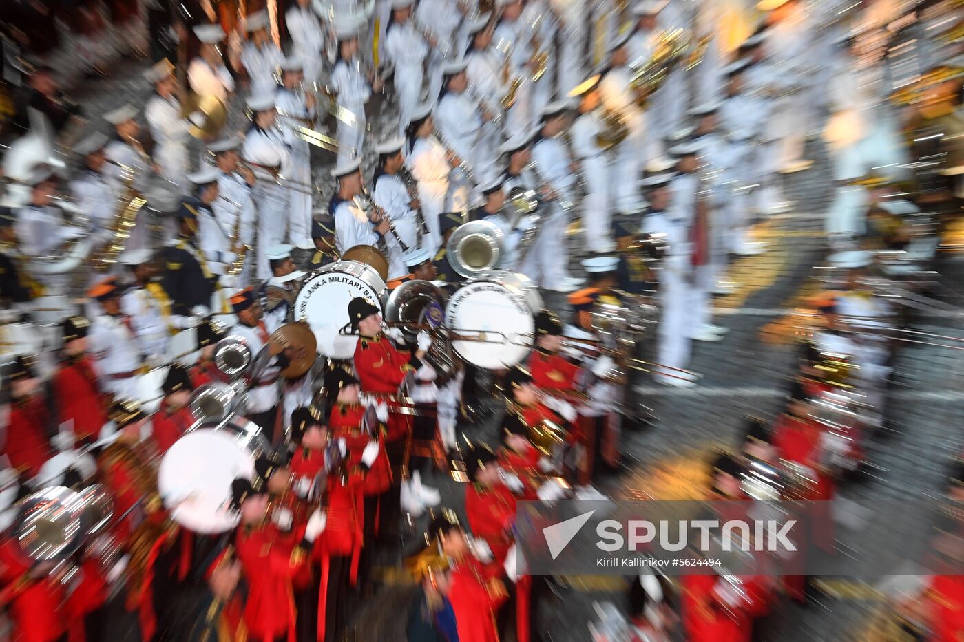 2018 Spasskaya Tower Military Music Festival closing ceremony