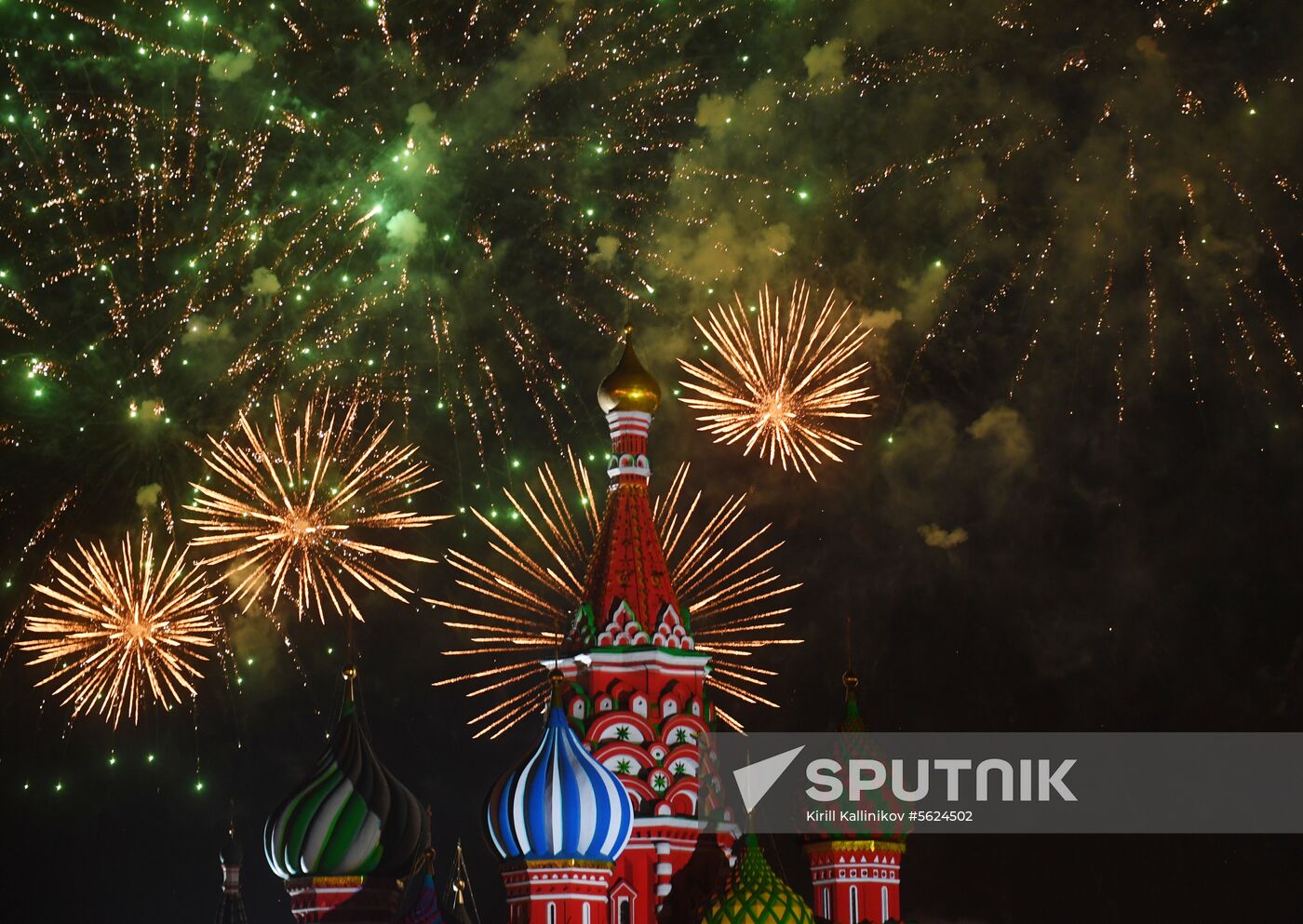 2018 Spasskaya Tower Military Music Festival closing ceremony