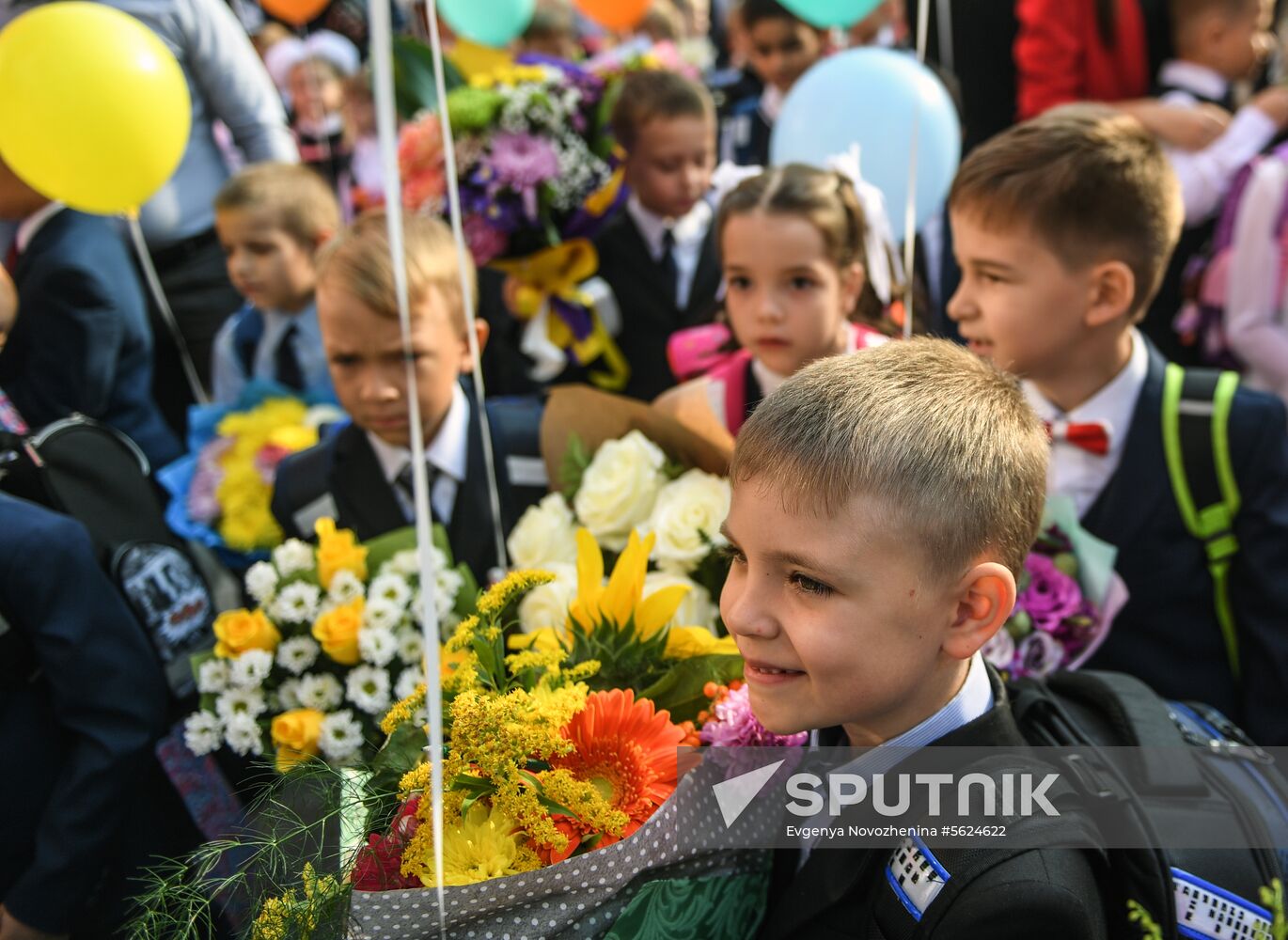 New school year starts in Russia