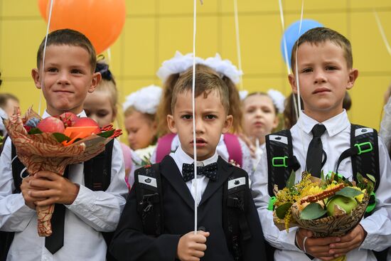 New school year starts in Russia