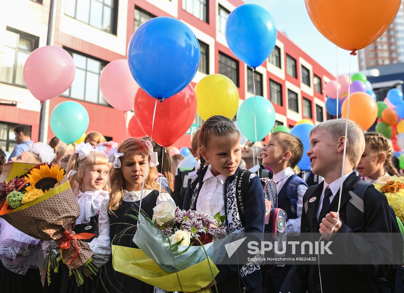 New school year starts in Russia